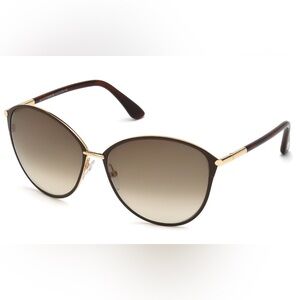 Tom Ford Sunglasses Dark Brown/Gold/Rose Gold